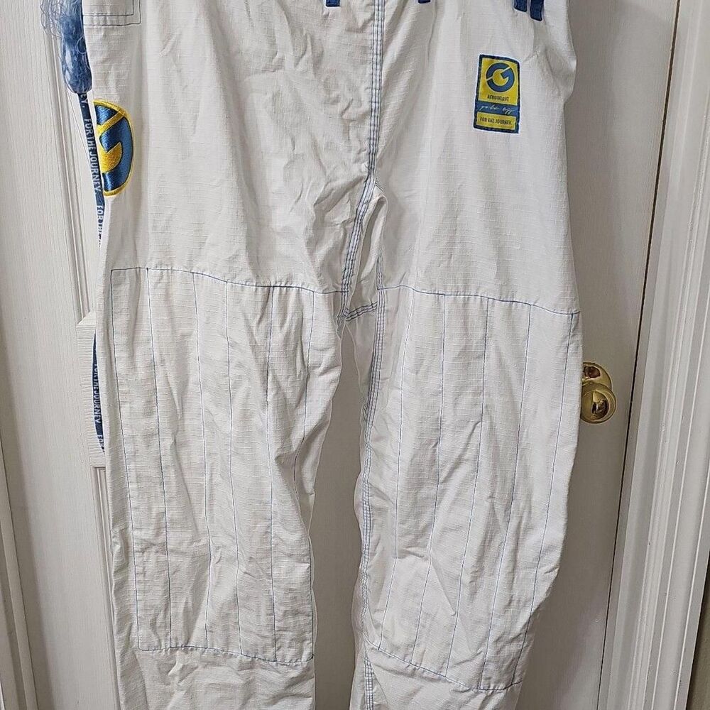 Gold BJJ Aeroweave Ultra Lightweight BJJ Gi Pants Size A3/L White